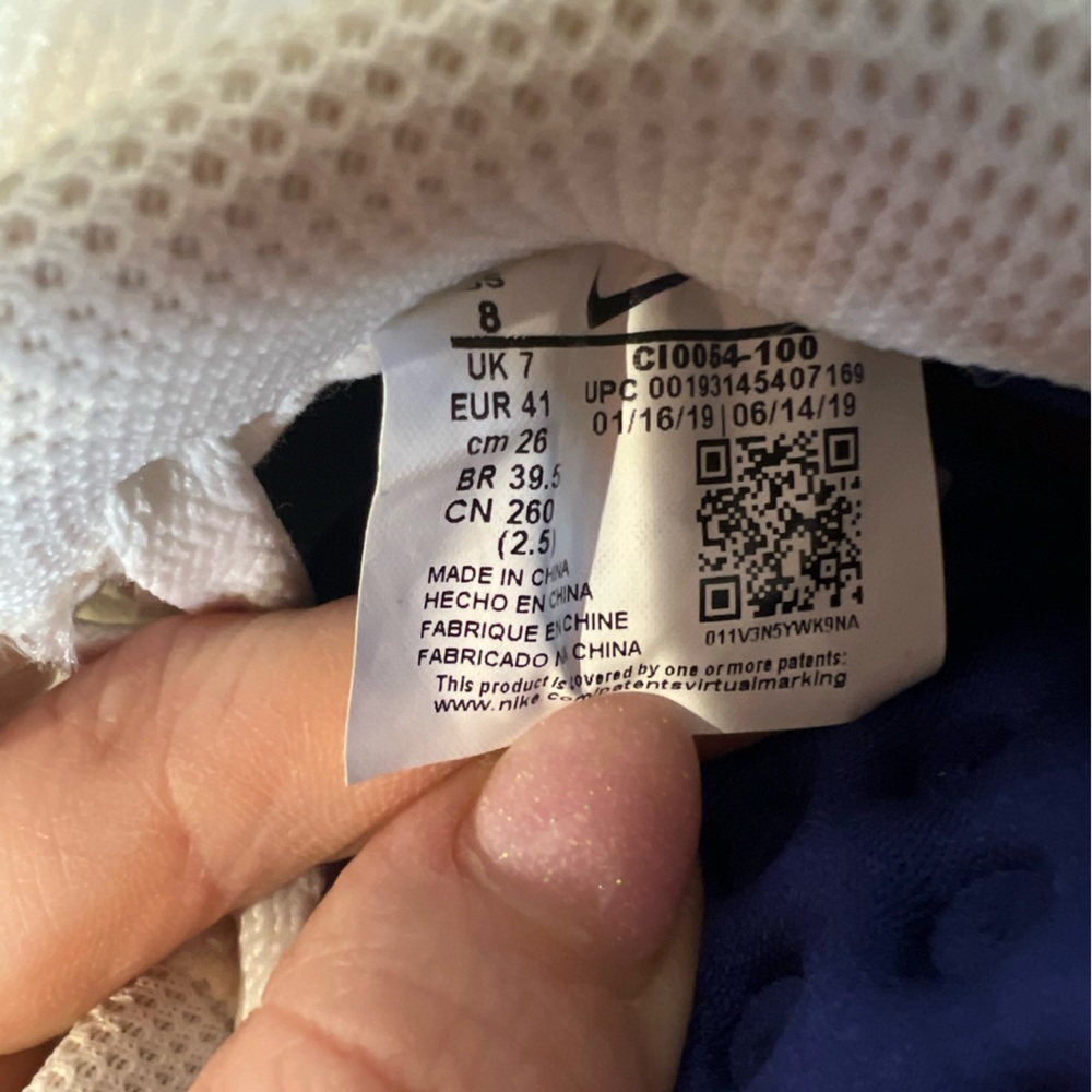 Nike Air Force 1 Low Drop Type GS Summit White No. 354 Men’s Size 8. - Picture 3 of 13